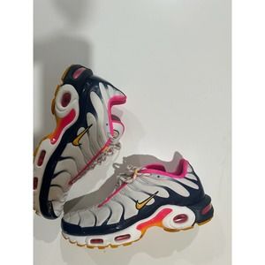 Womens Nike Air Max Plus TN White/Laser Orange/Pink Size 9.5